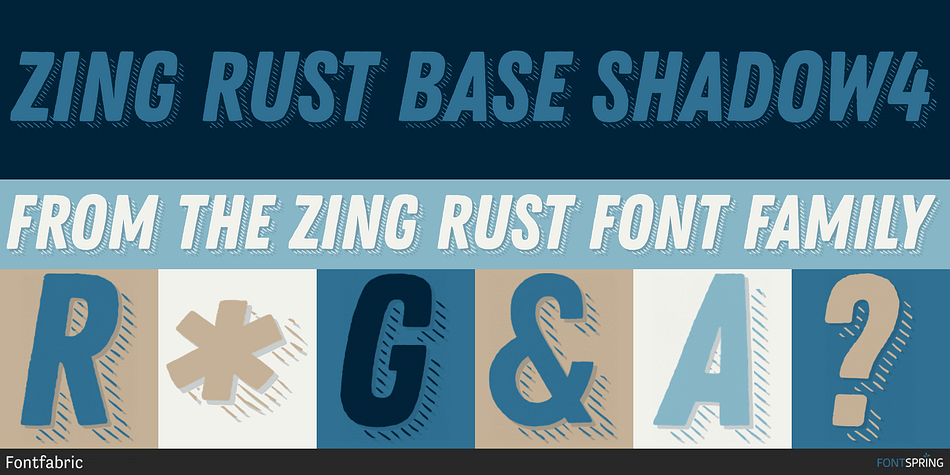 Zing Rust Base Shadow4 Font