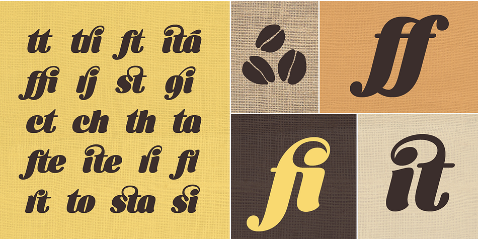 Emphasizing the popular Cafe Brasil font family.