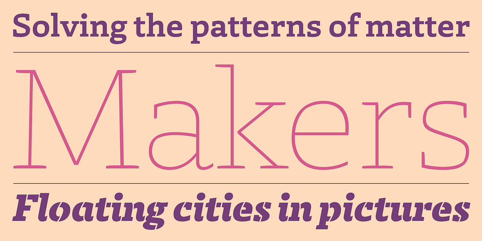 Displaying the beauty and characteristics of the Laski Slab font family.