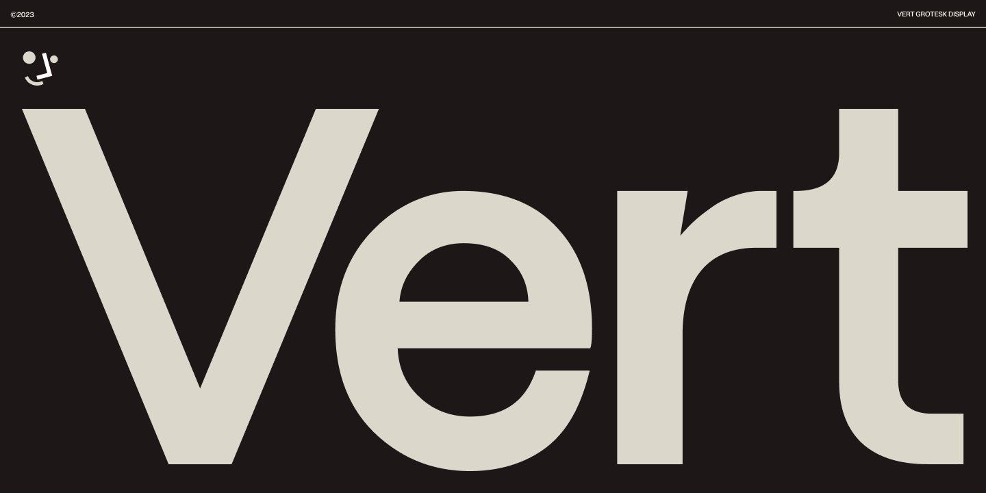 Vert Grotesk Display Bold Font