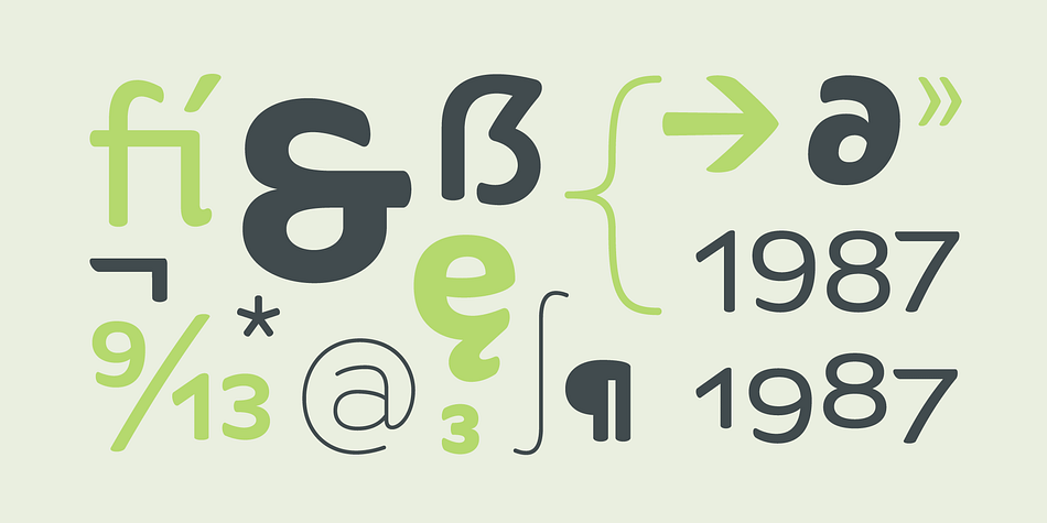 Highlighting the Quenda font family.