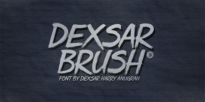Dexsar Brush is the high detailed brush font that has over 240 glyphs and equipped with OpenType feature for make custom feel for your design.
