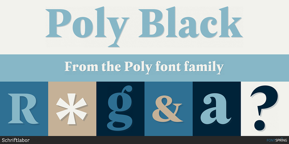 Poly Black Font