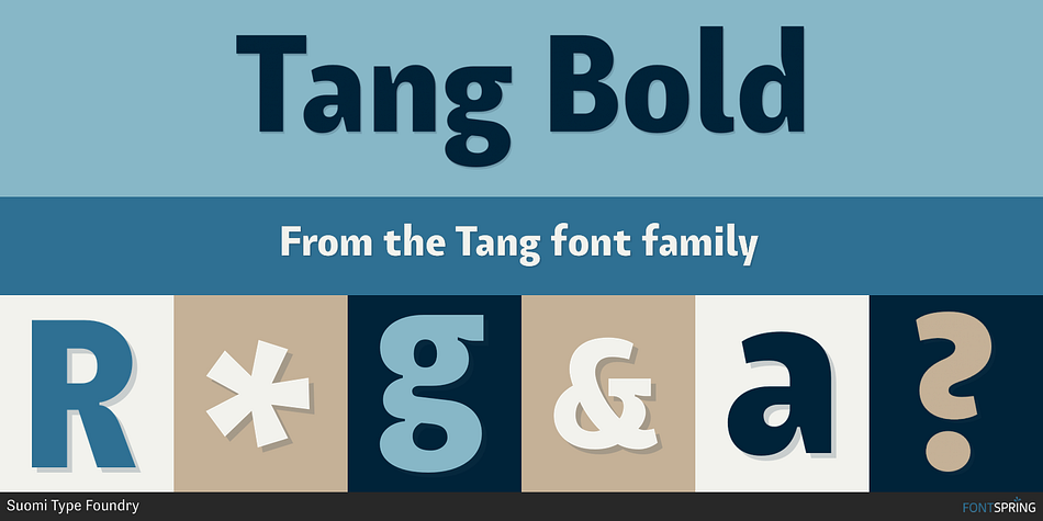 Tang Bold Font
