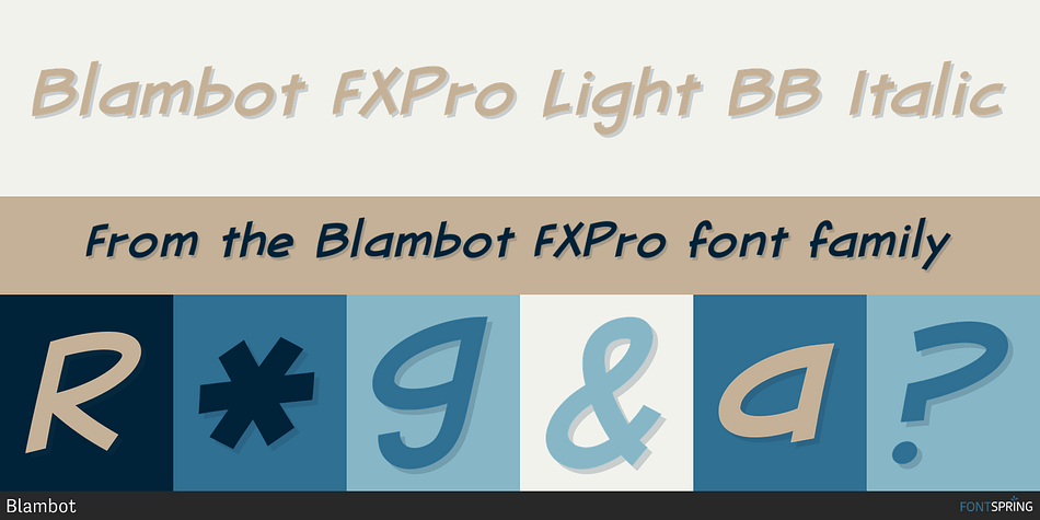 Blambot FXPro Font