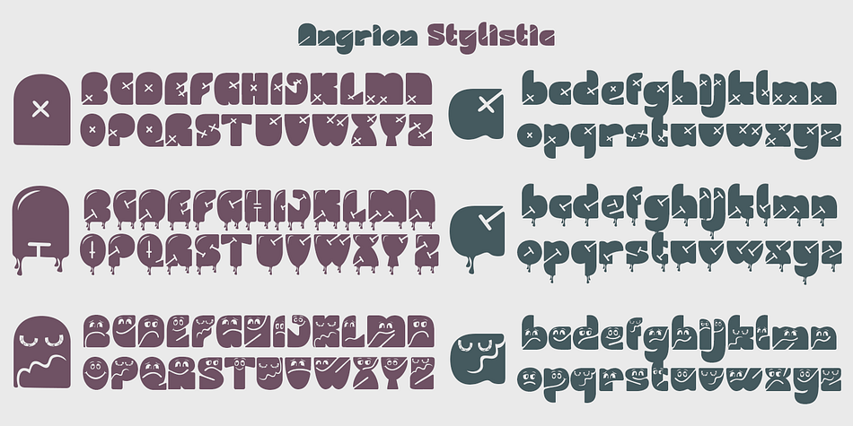 Angrion Overtype Font