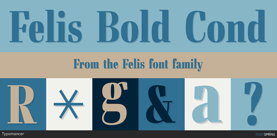 Felis Bold Cond Font