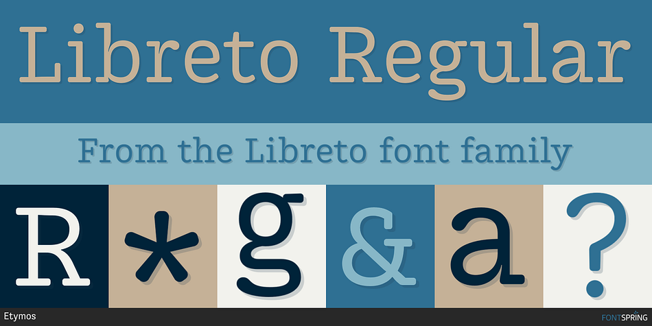 Libreto Regular Font