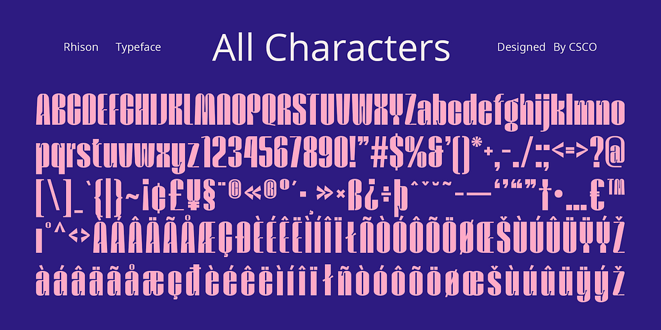 Rhison Font