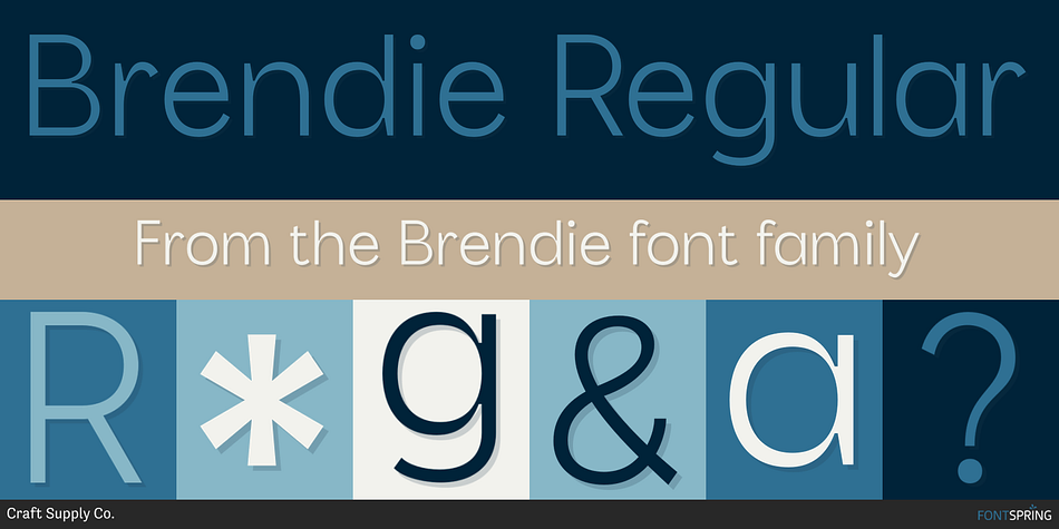 Brendie Regular Font
