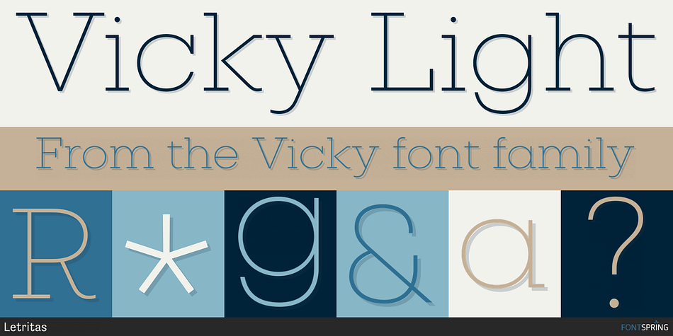 Vicky Light Font