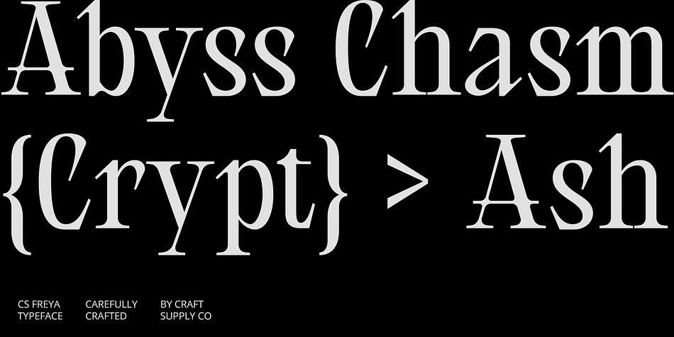 CS Freya Font