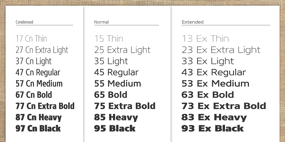 Letters in the Core Sans NR Family are designed with genuine neo-grotesque and neutral shapes without any decorative distractions.