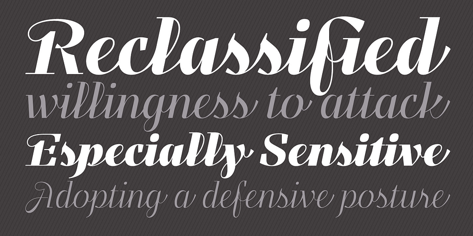 Emphasizing the popular Felis Script font family.