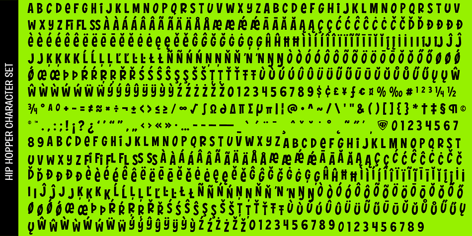All this piled into a single typeface with loads of personality, just waiting to be played with!