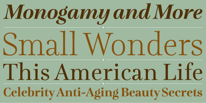 Emphasizing the popular Lavigne font family.