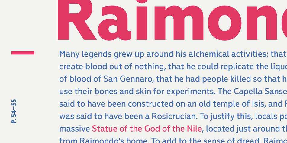 It is a typeface that could be perceived either as cutting-edge, or as nostalgic.