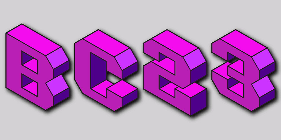 Displaying the beauty and characteristics of the Isometric font family.