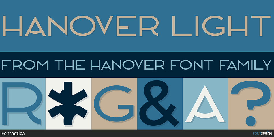 HANOVER Light Font