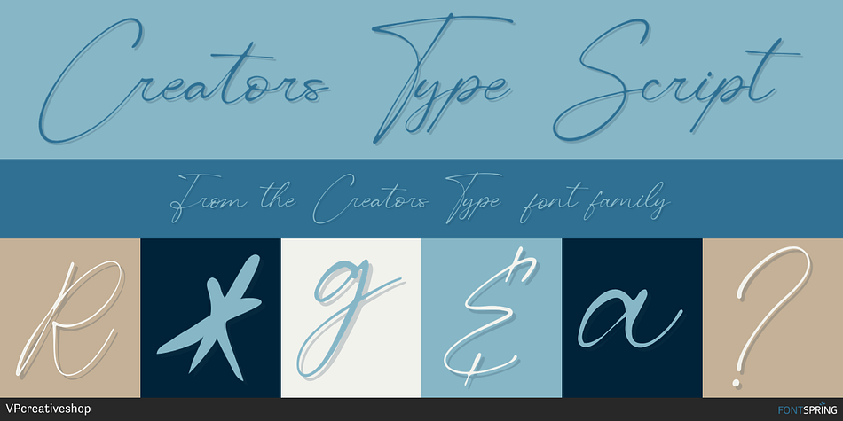 Creators Type Script Font