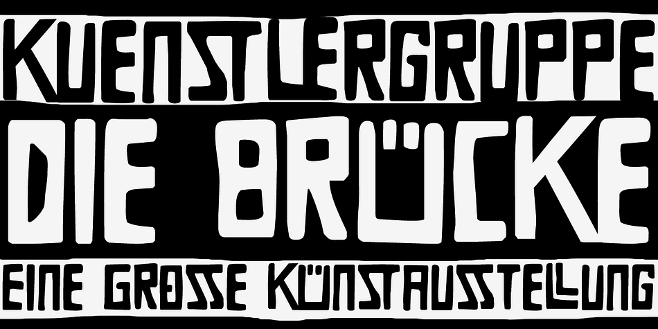 Die Brücke was a group of German expressionists which formed in Dresden in 1905.