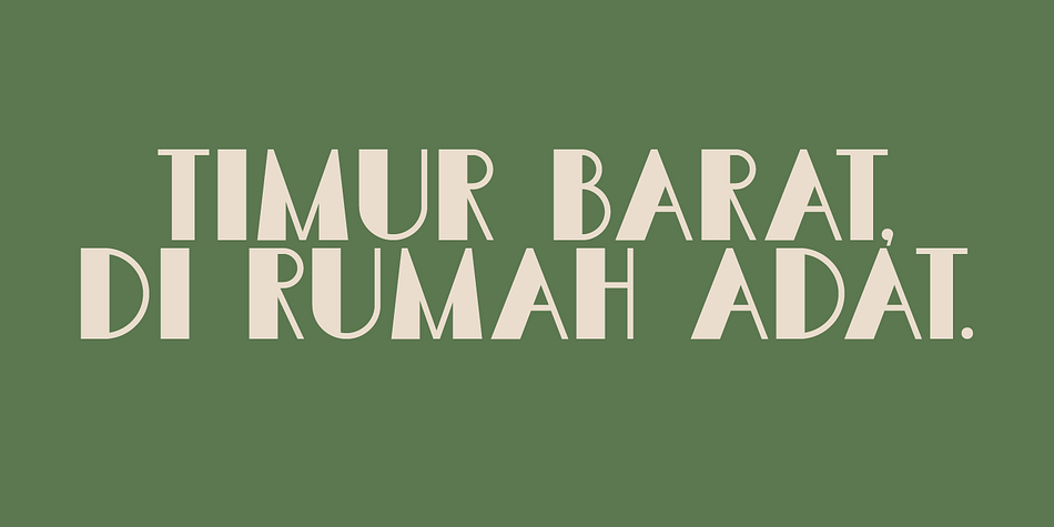 It is not a recreation of a particular typeface; merely my salute to a bygone era and to the birthplace of my father in law, who recently passed away.