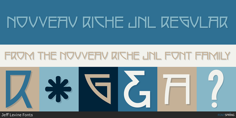 Nouveau Riche JNL Regular Font
