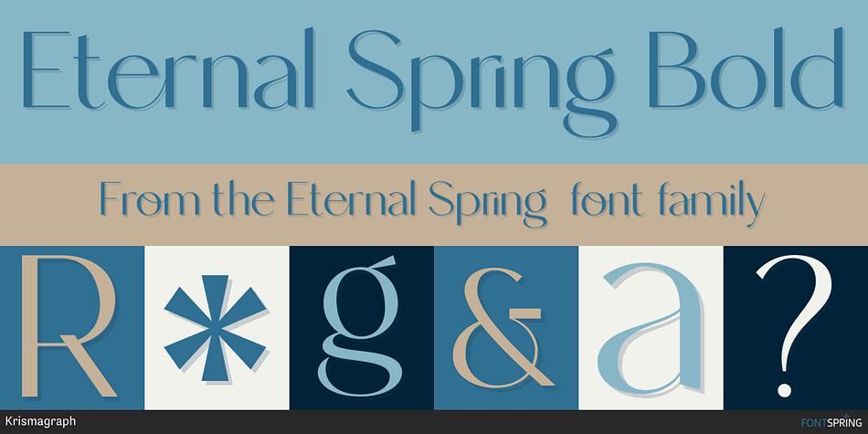Eternal Spring Bold Font