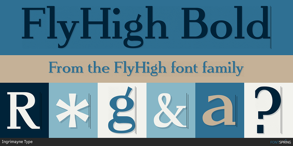 FlyHigh Bold Font