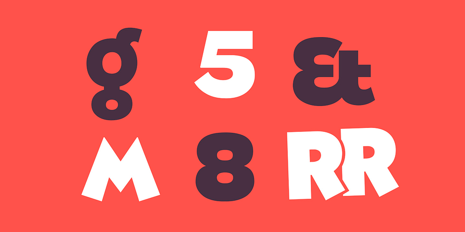 Minnie Play font family example.