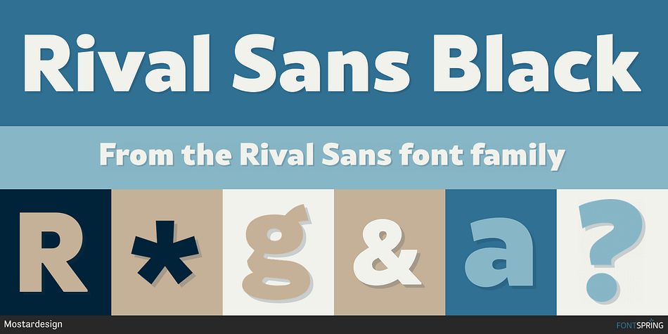 Rival Sans Black Font