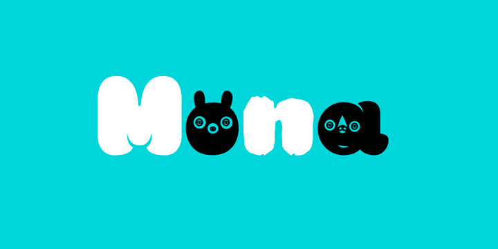 Emphasizing the popular Mona font family.