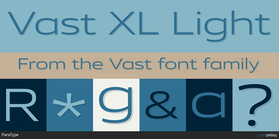 Vast XL Light Font