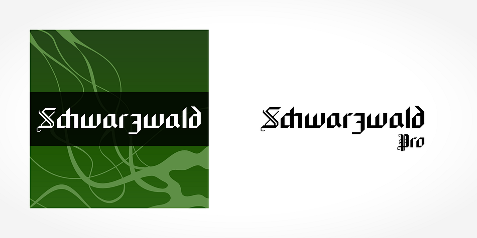 Blackletter is the classic "German" printing type.