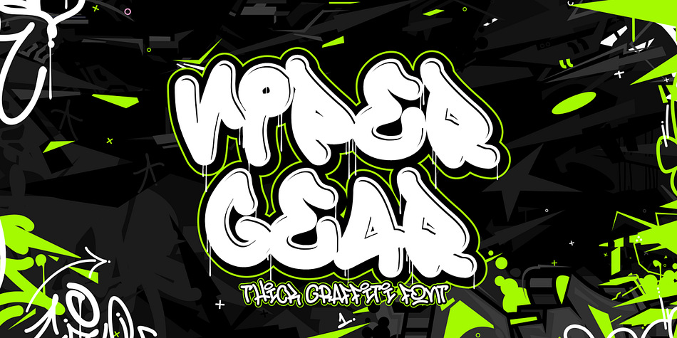 Viper Gear Graffiti Font