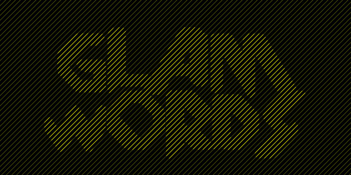 Displaying the beauty and characteristics of the Glamwords font family.