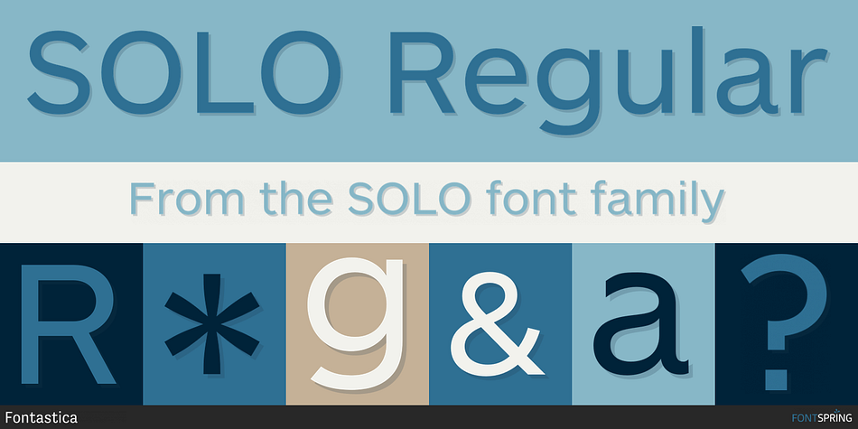SOLO Regular Font