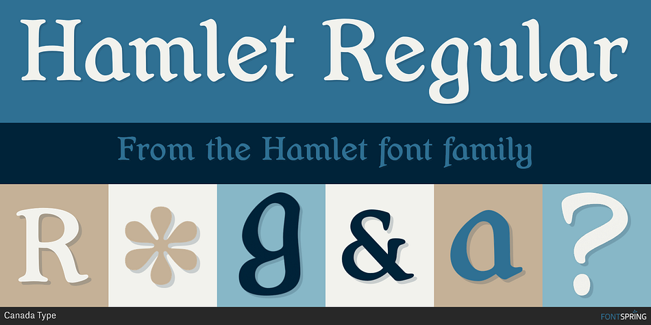 Hamlet Regular Font