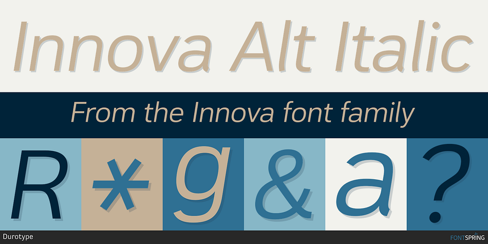 Innova Alt Italic Font