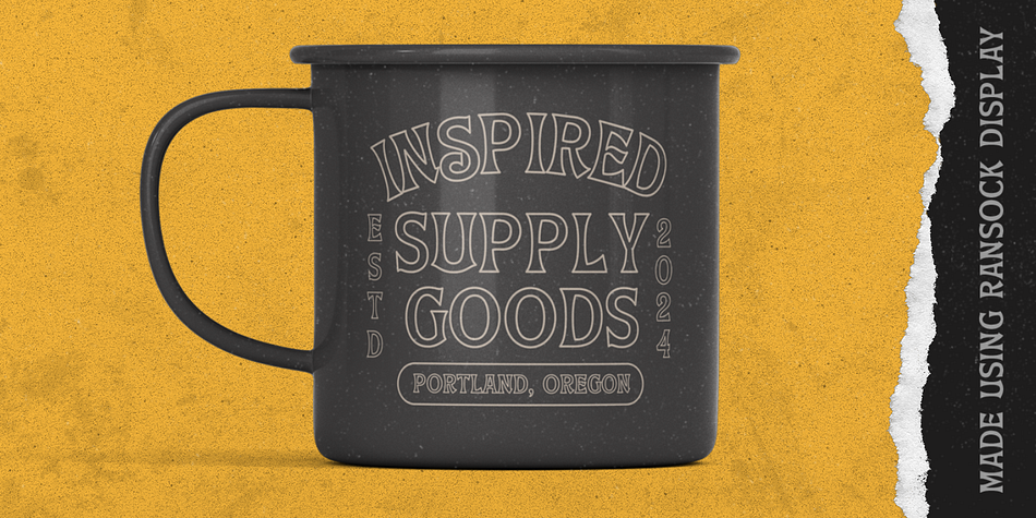 Ransock Display Font