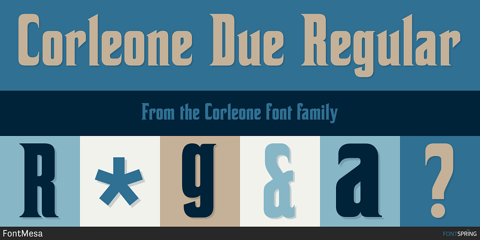 Corleone Due Regular Font