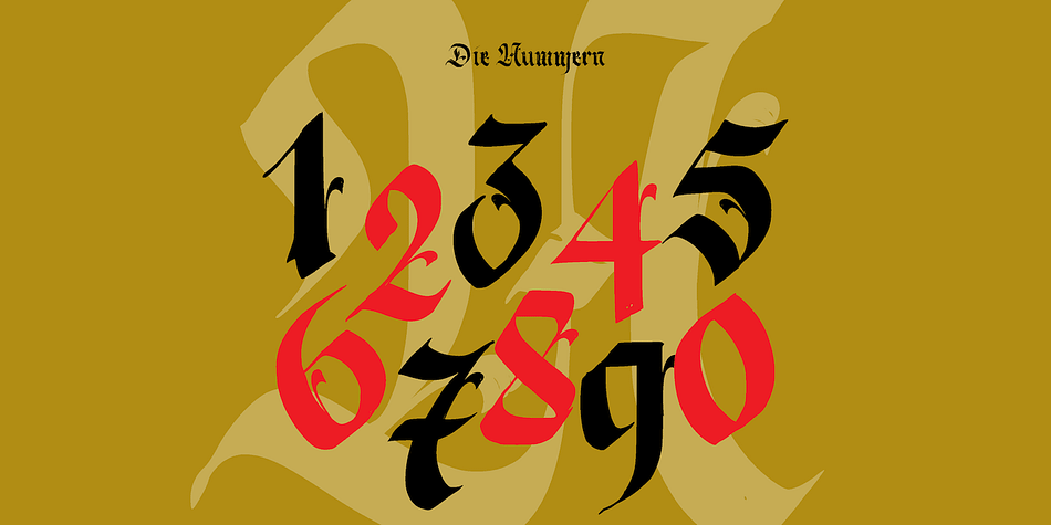 Berliner Fraktur is a four font, blackletter family by Resistenza.es.