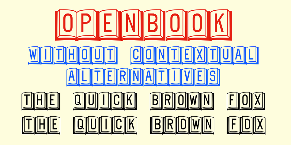 OpenBook Font