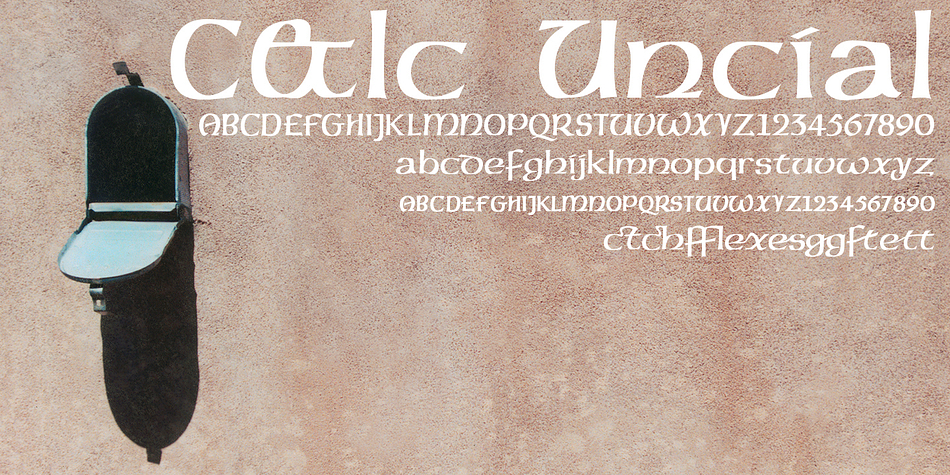 Displaying the beauty and characteristics of the C&lc Uncial Pro font family.