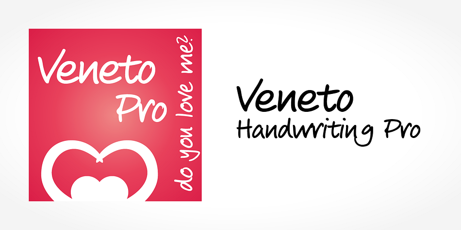 Digitized handwriting fonts are a perfect way to give documents the “very special touch”.