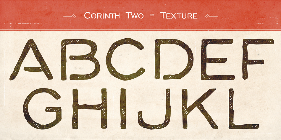 Displaying the beauty and characteristics of the Corinth font family.