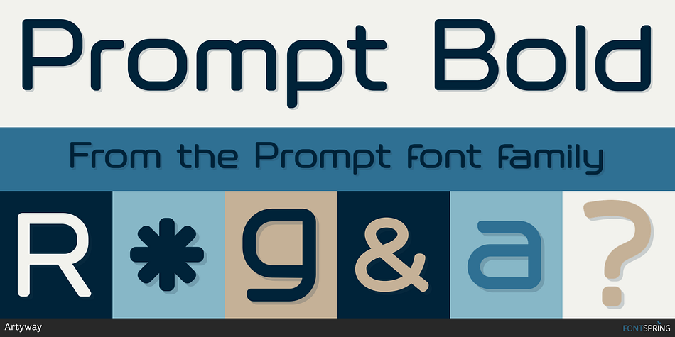 Prompt Bold Font