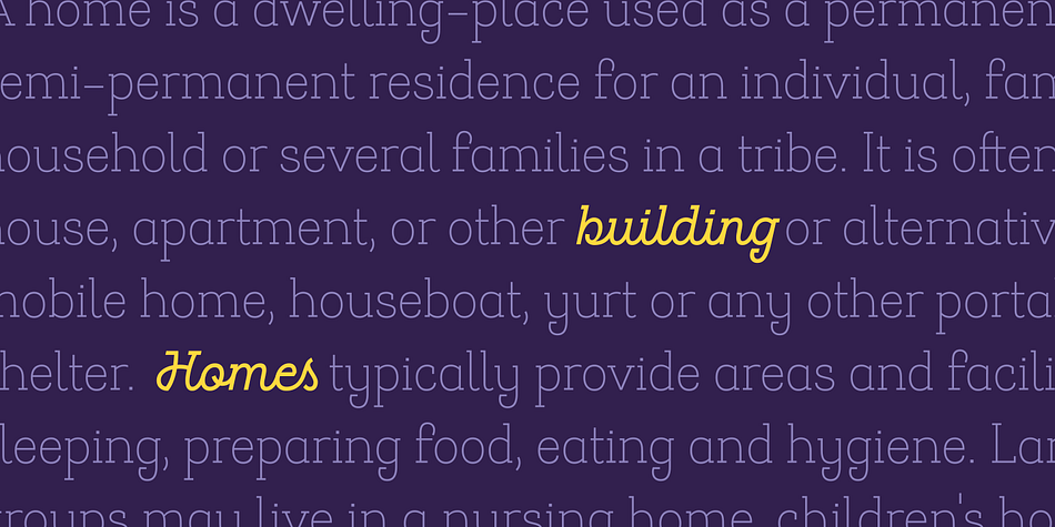 Displaying the beauty and characteristics of the Hogar Slab font family.