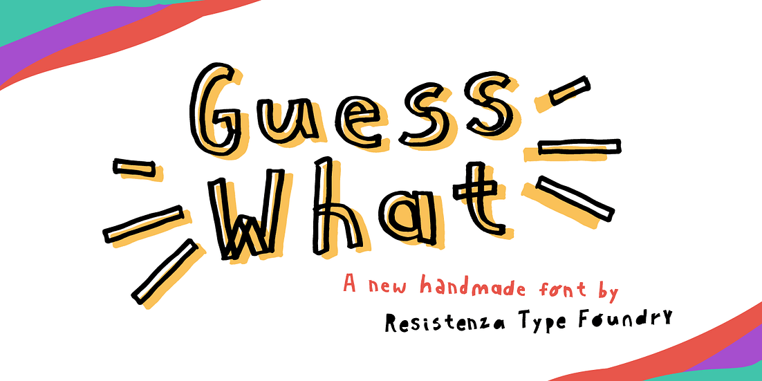 Guess What Font Poster