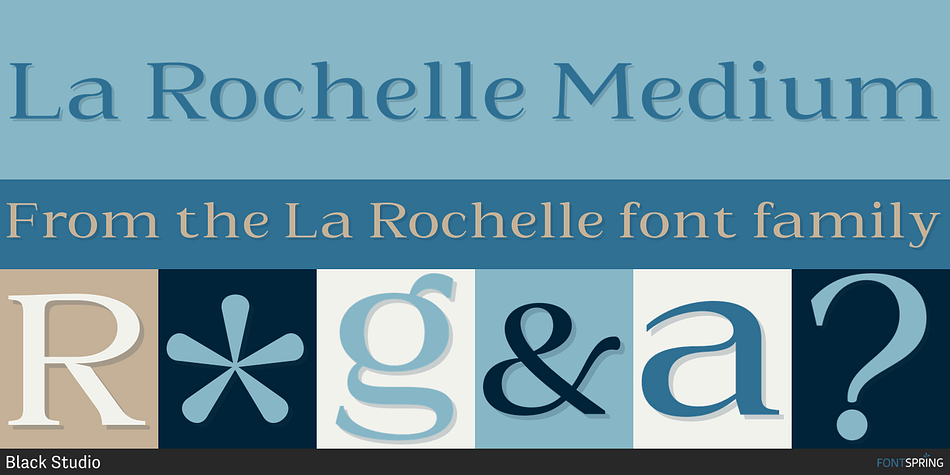 La Rochelle Medium Font
